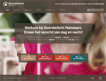 Tablet Screenshot of noorderlichtmakelaars.nl